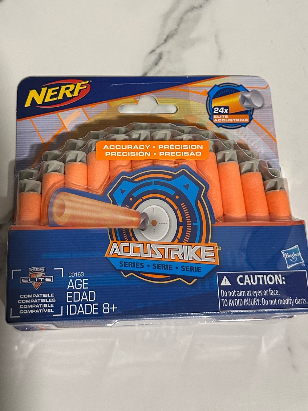 NERF AccuStrike Orange Foam Darts 24-Pack